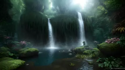 Whispers in the Enchanted Waterfall Enter the Oracle's Realm