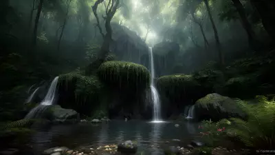 Whispers in the Enchanted Waterfall Enter the Oracle's Realm