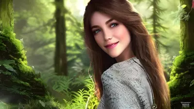 Enchanted Youth   Secluded Forest Portrait