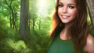 Enchanted Youth   Secluded Forest Portrait