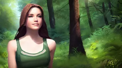 Enchanted Youth   Secluded Forest Portrait