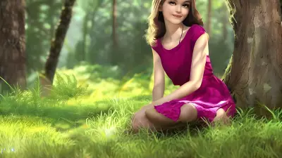 Enchanted Youth   Secluded Forest Portrait