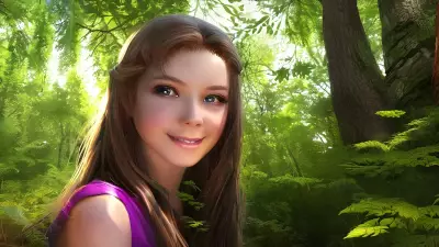 Enchanted Youth   Secluded Forest Portrait