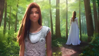 Enchanted Youth   Secluded Forest Portrait