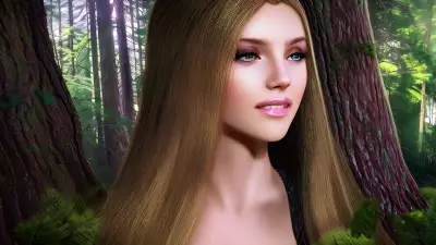 Enchanted Youth   Secluded Forest Portrait