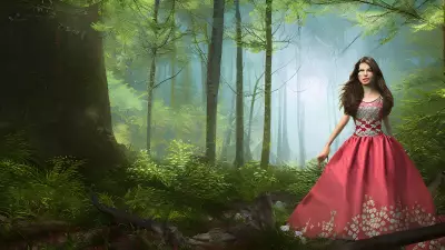 Enchanted Youth   Secluded Forest Portrait