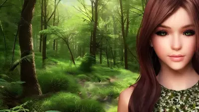 Enchanted Youth   Secluded Forest Portrait