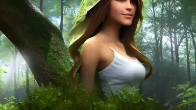 Enchanted Youth   Secluded Forest Portrait