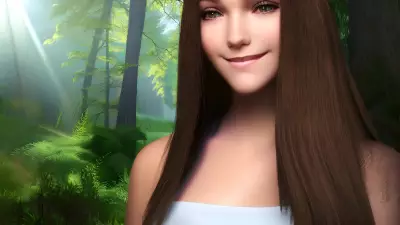 Enchanted Youth   Secluded Forest Portrait