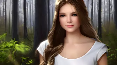 Enchanted Youth   Secluded Forest Portrait