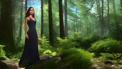 Enchanted Youth   Secluded Forest Portrait
