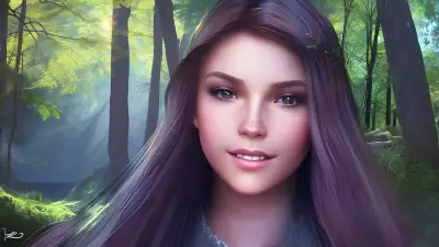 Enchanted Youth   Secluded Forest Portrait
