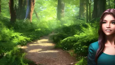 Enchanted Youth   Secluded Forest Portrait