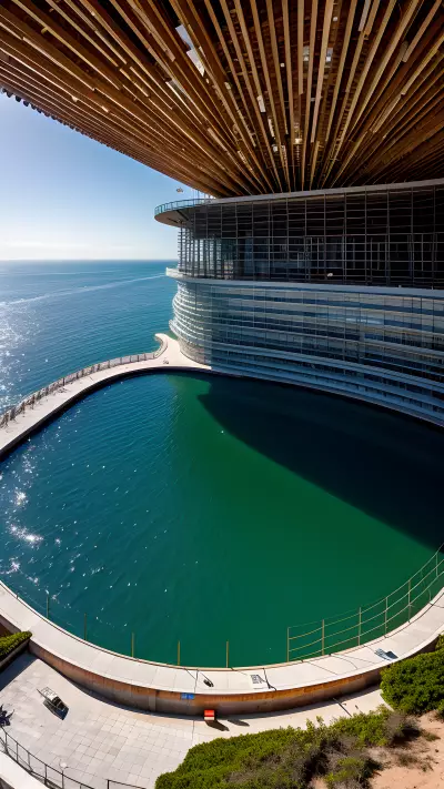Stillness and Urbanity The Ocean Collides with an Intense Architecture