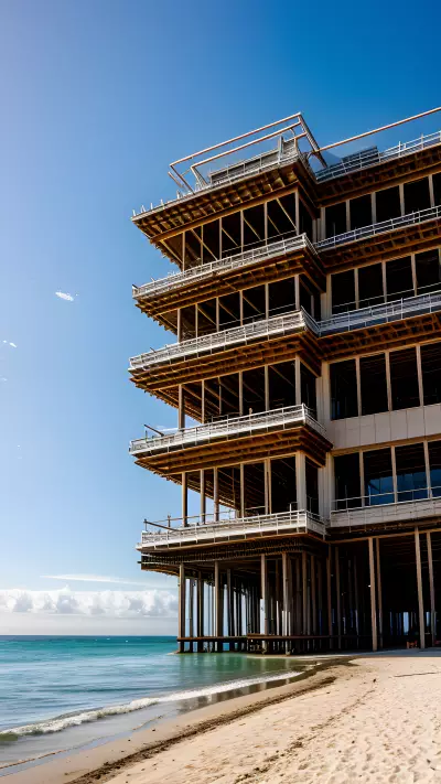Stillness and Urbanity The Ocean Collides with an Intense Architecture