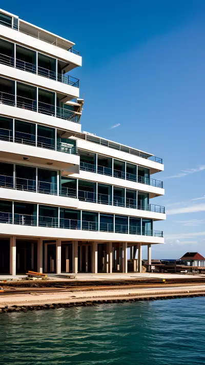 Stillness and Urbanity The Ocean Collides with an Intense Architecture