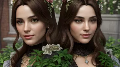 Diversity Portrait A Victorian Garden Inspired by Marcello Baldari