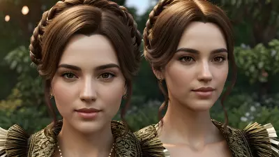 Diversity Portrait A Victorian Garden Inspired by Marcello Baldari