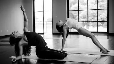 Exquisite Stillness Black and White Portraits in a Serene Yoga Studio