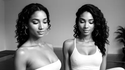 Exquisite Stillness Black and White Portraits in a Serene Yoga Studio