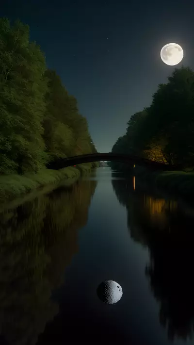 Illuminating Water Bridging Art and Science with the Reflection of the Moon