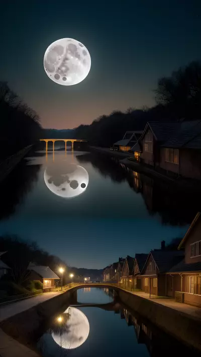 Illuminating Water Bridging Art and Science with the Reflection of the Moon
