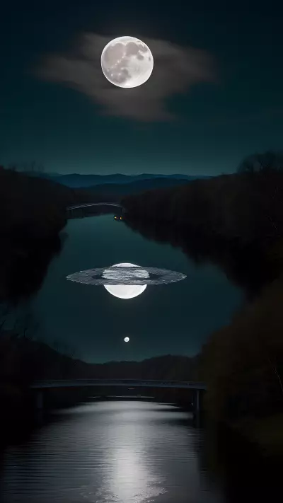 Illuminating Water Bridging Art and Science with the Reflection of the Moon