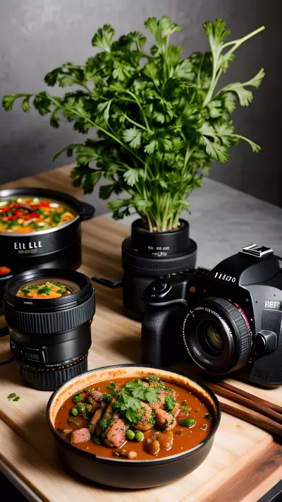 Sizzling Vegan Dish Capturing the Flavor Through Mobile Food Photography