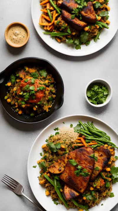 Sizzling Vegan Dish Capturing the Flavor Through Mobile Food Photography