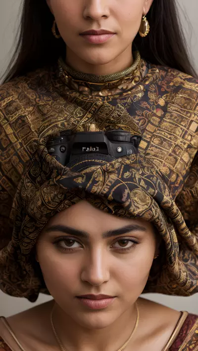 Cultural Fusion in Traditional Portraits