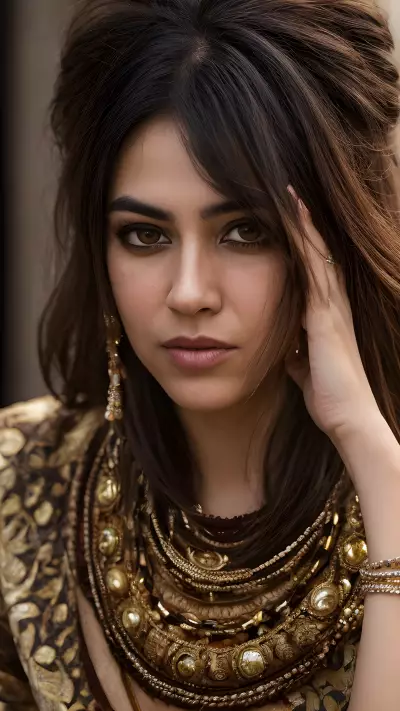 Cultural Fusion in Traditional Portraits