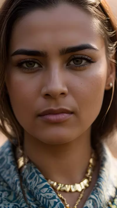 Cultural Fusion in Traditional Portraits