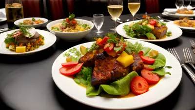 Decadent Lunch at Our Luxury Resort Indulging in the Finest Gourmet Dishes