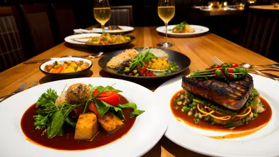 Decadent Lunch at Our Luxury Resort Indulging in the Finest Gourmet Dishes