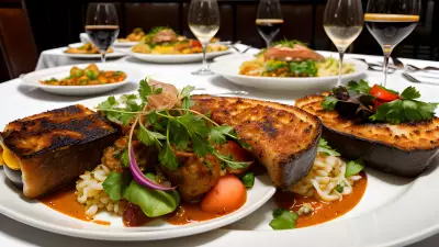 Decadent Lunch at Our Luxury Resort Indulging in the Finest Gourmet Dishes