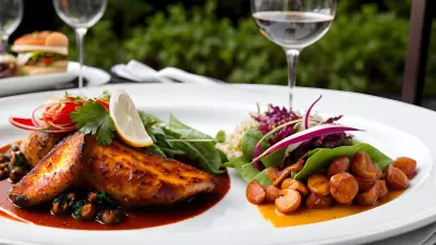 Decadent Lunch at Our Luxury Resort Indulging in the Finest Gourmet Dishes