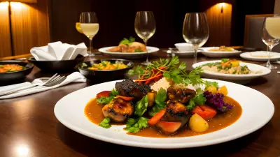 Decadent Lunch at Our Luxury Resort Indulging in the Finest Gourmet Dishes