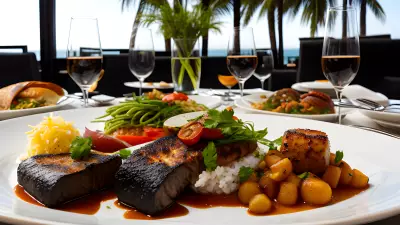 Decadent Lunch at Our Luxury Resort Indulging in the Finest Gourmet Dishes