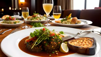 Decadent Lunch at Our Luxury Resort Indulging in the Finest Gourmet Dishes