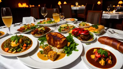 Decadent Lunch at Our Luxury Resort Indulging in the Finest Gourmet Dishes