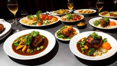 Decadent Lunch at Our Luxury Resort Indulging in the Finest Gourmet Dishes
