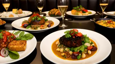 Decadent Lunch at Our Luxury Resort Indulging in the Finest Gourmet Dishes