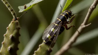 Capturing the Ecosystem Interplay in the World of Insects A Photograph from the Lens of a Wildlife Researcher