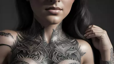 Monochrome Ink Portrait at Mike Kime's Tattoo Studio