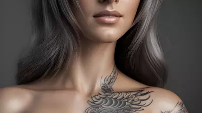 Monochrome Ink Portrait at Mike Kime's Tattoo Studio