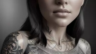 Monochrome Ink Portrait at Mike Kime's Tattoo Studio