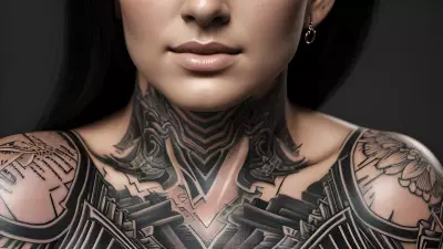 Monochrome Ink Portrait at Mike Kime's Tattoo Studio