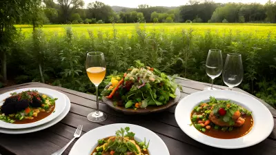 Nature's Bounty Fine Dining in the Garden with the Main Course