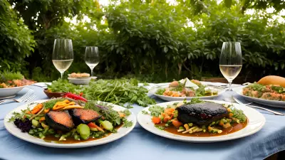 Nature's Bounty Fine Dining in the Garden with the Main Course