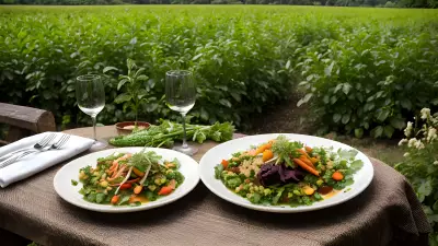 Nature's Bounty Fine Dining in the Garden with the Main Course